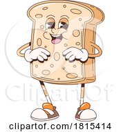 Sliced Bread Mascot Clipart