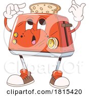 Toaster Mascot Clipart