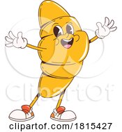 Croissant Mascot Clipart