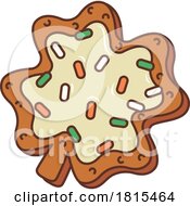 St Patricks Day Shamrock Cookie Clipart by Vector Tradition SM