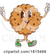 Poster, Art Print Of Retro Cartoon Cookie Mascot Clipart