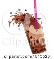 Chocolate Boba Bubble Tea Clipart