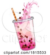 Pink Boba Bubble Tea Clipart