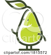 Waving Avocado Clipart