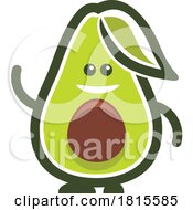 Waving Avocado Clipart