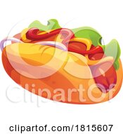 Poster, Art Print Of Hot Dog Clipart