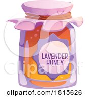 Lavender Honey Jar Clipart