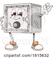 Safe Financial Mascot Clipart