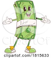 Cash Money Financial Mascot Clipart