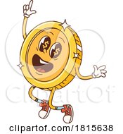 Coin Financial Mascot Clipart