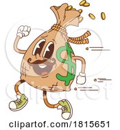 Money Bag Financial Mascot Clipart