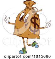 Money Bag Mascot Clipart