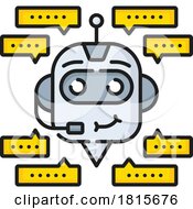 Chat Bot Clipart by Vector Tradition SM