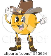 Cowboy Emoticon Clipart by Vector Tradition SM