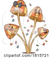 Mushroom Mascots Clipart