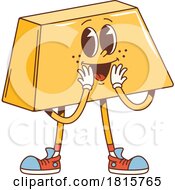 Poster, Art Print Of Happy Trapezoid Shape Mascot Clipart