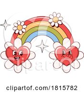 Hippie Rainbow Clipart by Vector Tradition SM