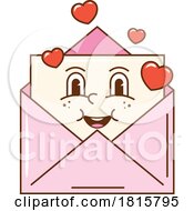 Love Letter Mascot Clipart