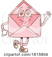 Poster, Art Print Of Love Letter Valentine Mascot Clipart