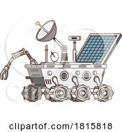 Poster, Art Print Of Space Moon Rover Clipart