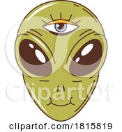 Poster, Art Print Of Alien Head Clipart