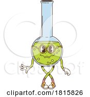 Poster, Art Print Of Chemical Flask Mascot Clipart