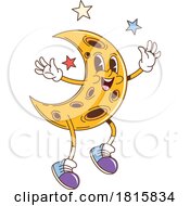 Poster, Art Print Of Moon Mascot Clipart