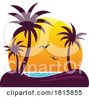 Tropical Island Travel Clipart