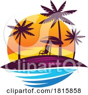 Tropical Island Travel Clipart