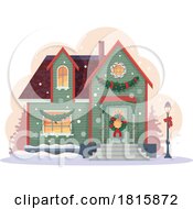 Poster, Art Print Of House In The Winter Clipart