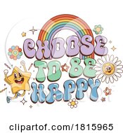 Choose To Be Happy Hippie Clipart