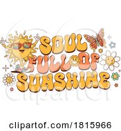 Soul Full Of Sunshine Hippie Clipart by Vector Tradition SM