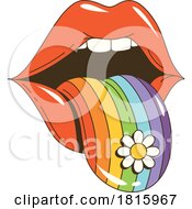 Rainbow Mouth Clipart by Vector Tradition SM