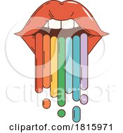 Rainbow Mouth Clipart by Vector Tradition SM