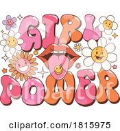 Girl Power Hippie Clipart by Vector Tradition SM