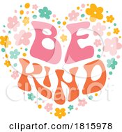 Be Kind Hippie Clipart by Vector Tradition SM