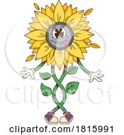 Sunflower Mascot Clipart