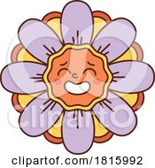 Flower Mascot Clipart by Vector Tradition SM