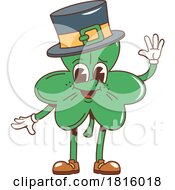 St Patricks Day Shamrock Mascot Clipart