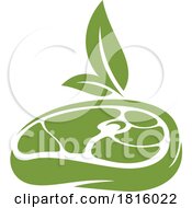 Vegan Meat Logo Clipart