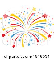 Fireworks Logo Clipart by Vector Tradition SM