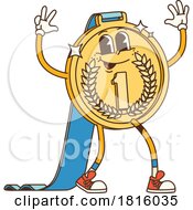 Poster, Art Print Of Medal Mascot Clipart