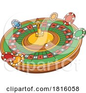 Casino Fortune Wheel Clipart by Vector Tradition SM