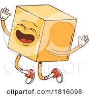 Happy Cardboard Box Clipart