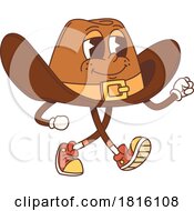 Cowboy Hat Mascot Clipart