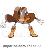 Cowboy Hat Mascot Clipart