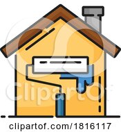 House Painting Icon Clipart