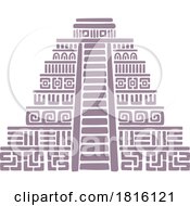 Mayan Pyramid Totem Clipart