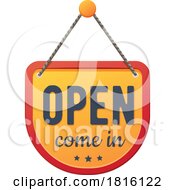 Poster, Art Print Of Open Sign Clipart