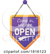 Poster, Art Print Of Open Sign Clipart